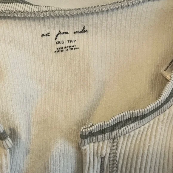 Out From Under Juniors top Trio - Black, Blue, Cream size XS urban outfitters - Picture 2 of 2